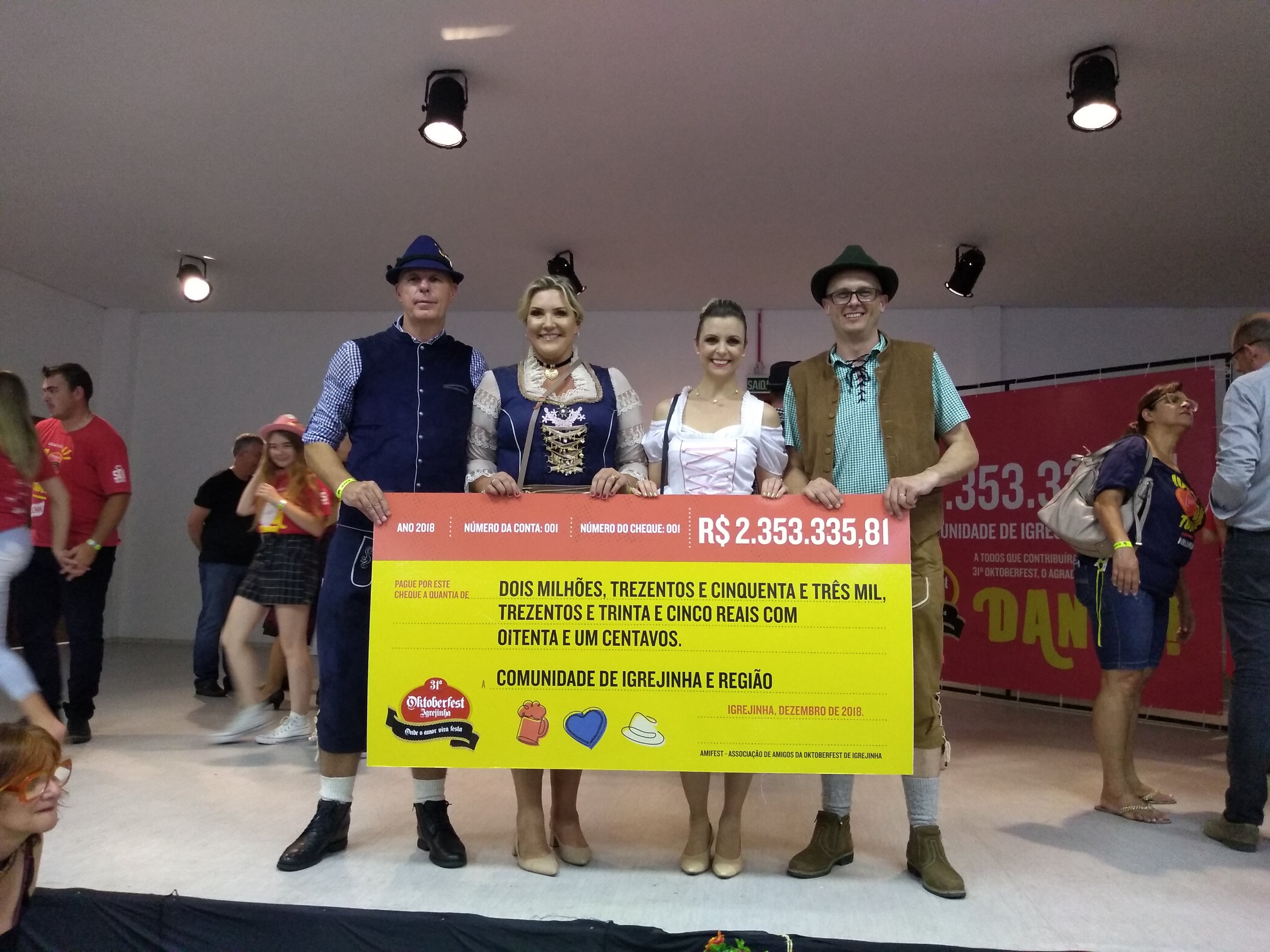 Confira a relação de todas as entidades contempladas pela Oktoberfest de Igrejinha