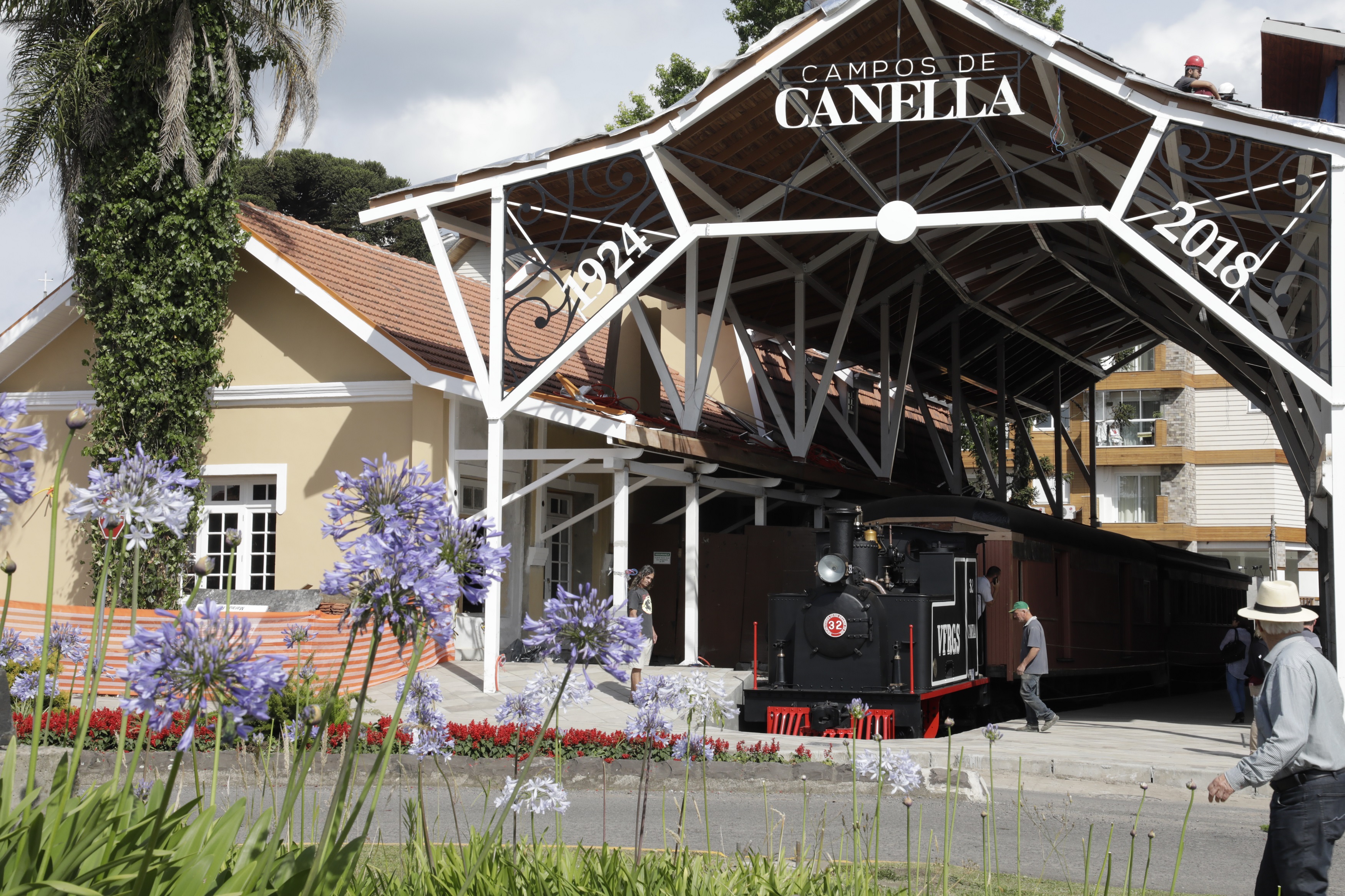 Estação que recebeu trem restaurado em Taquara será inaugurada dia 30