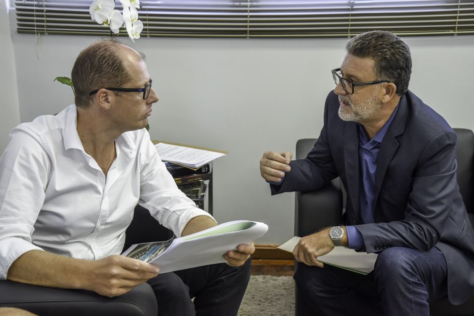 Reitor da Feevale e prefeito de Igrejinha discutem sobre polo da instituição na cidade
