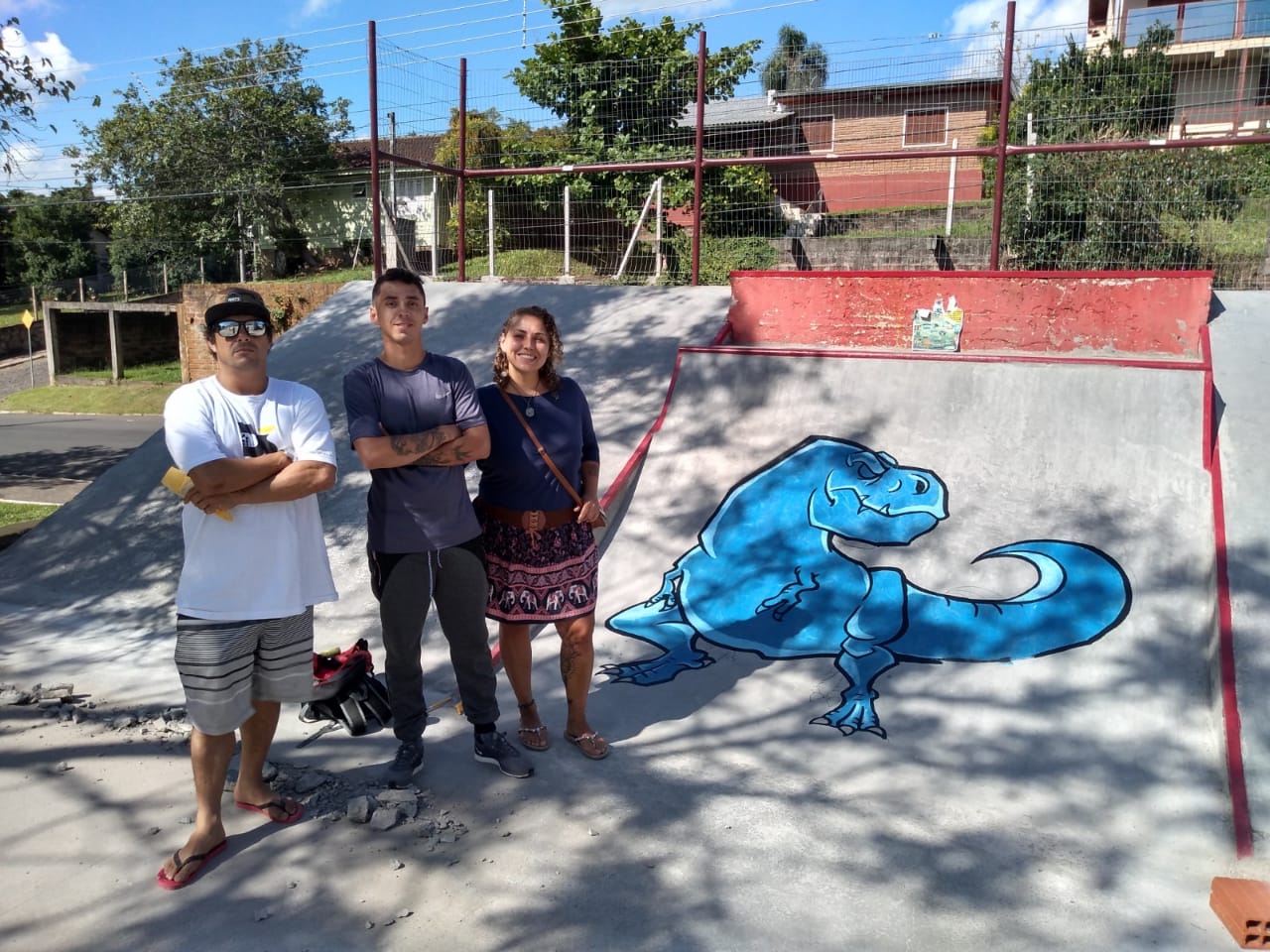 Skatistas revitalizam pista do Parque do Trabalhador para competição