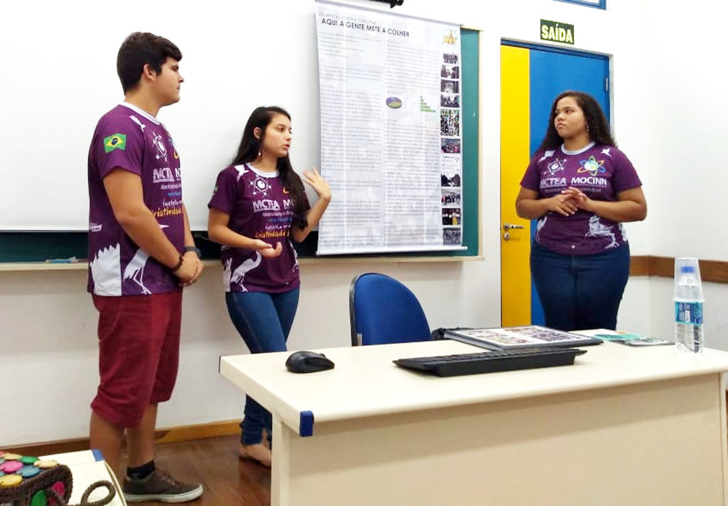 Alunos da Escola Alípio Sperb apresentam projeto na Faccat