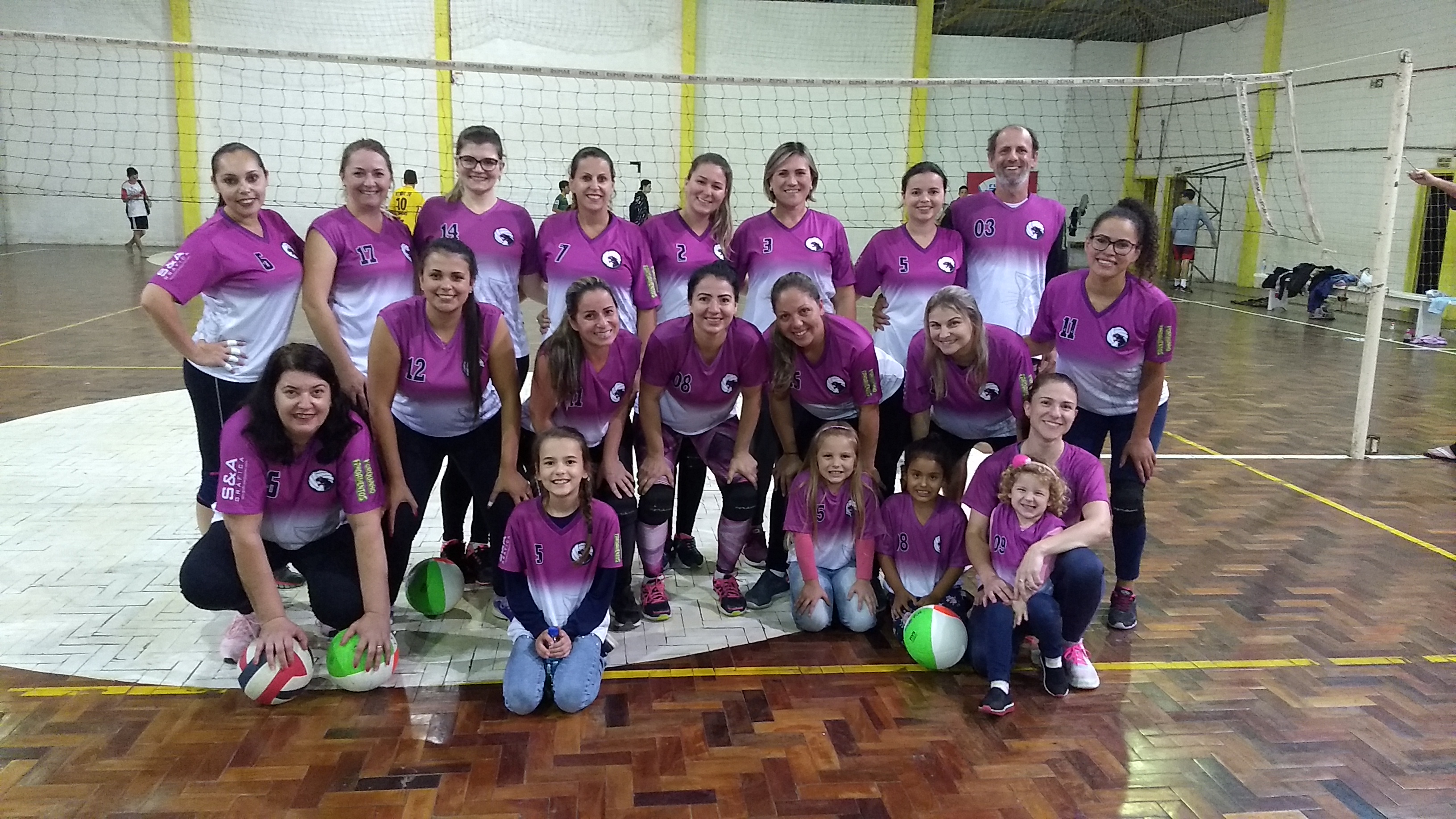 Time Panteras promove Torneio Interno de Vôlei Feminino em Rolante