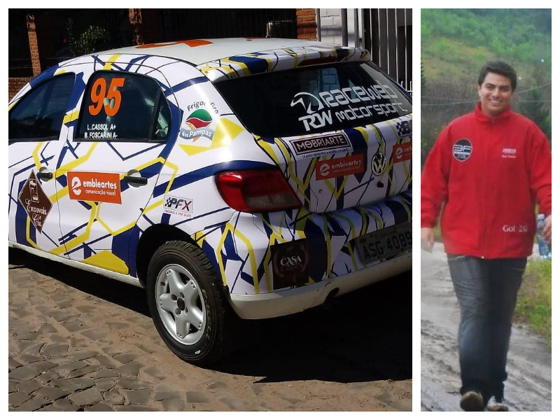 Taquarense Bruno Foscarini retoma competições e disputa rallye de velocidade