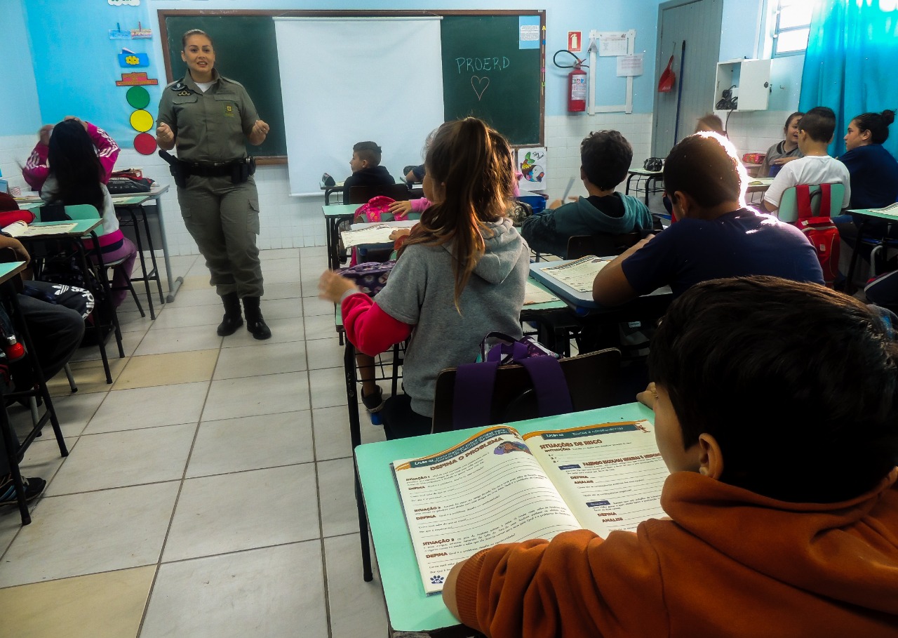 Brigada Militar de Igrejinha retoma atividades do Proerd