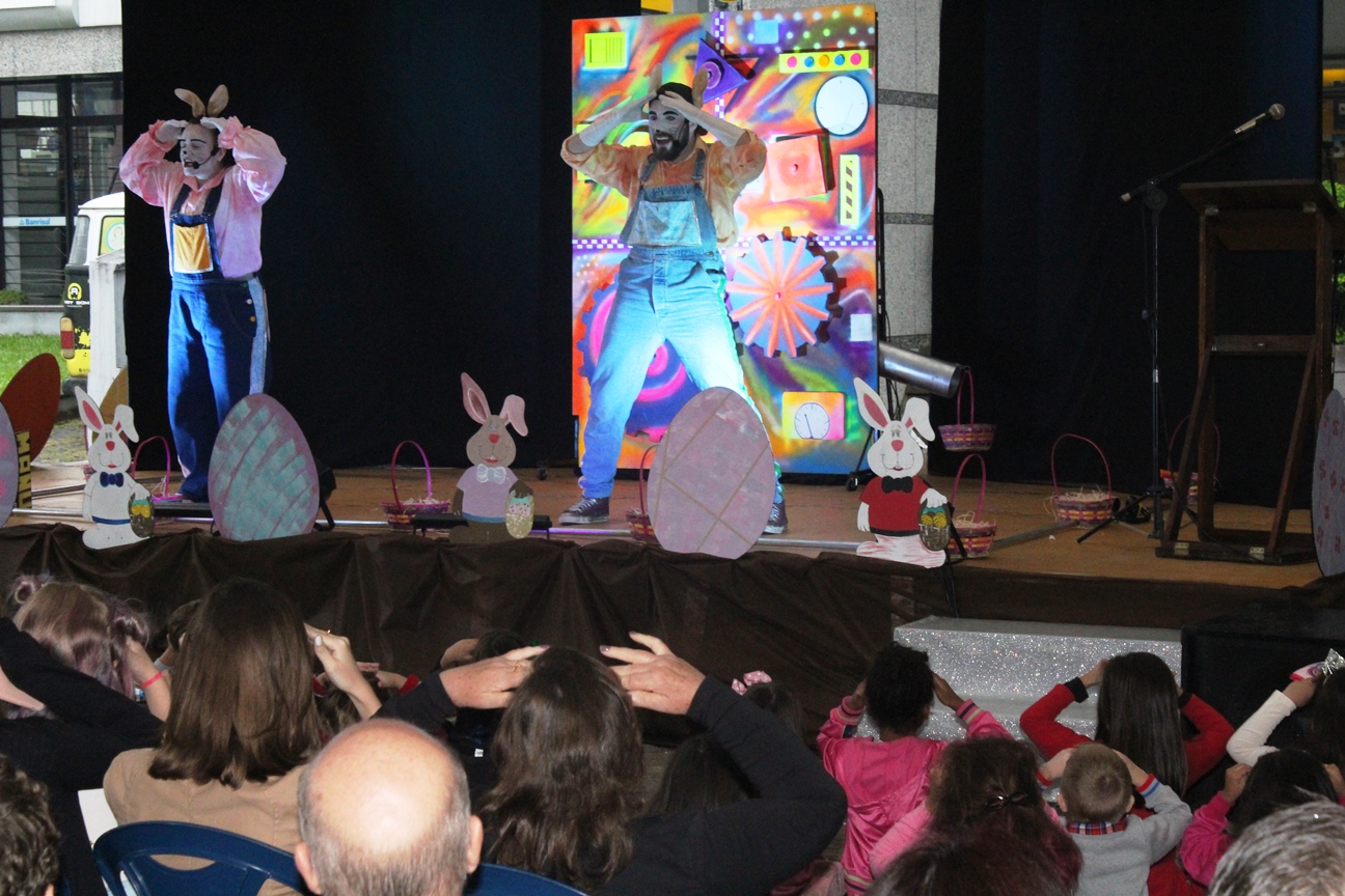Páscoa foi celebrada na Rua Coberta em Três Coroas