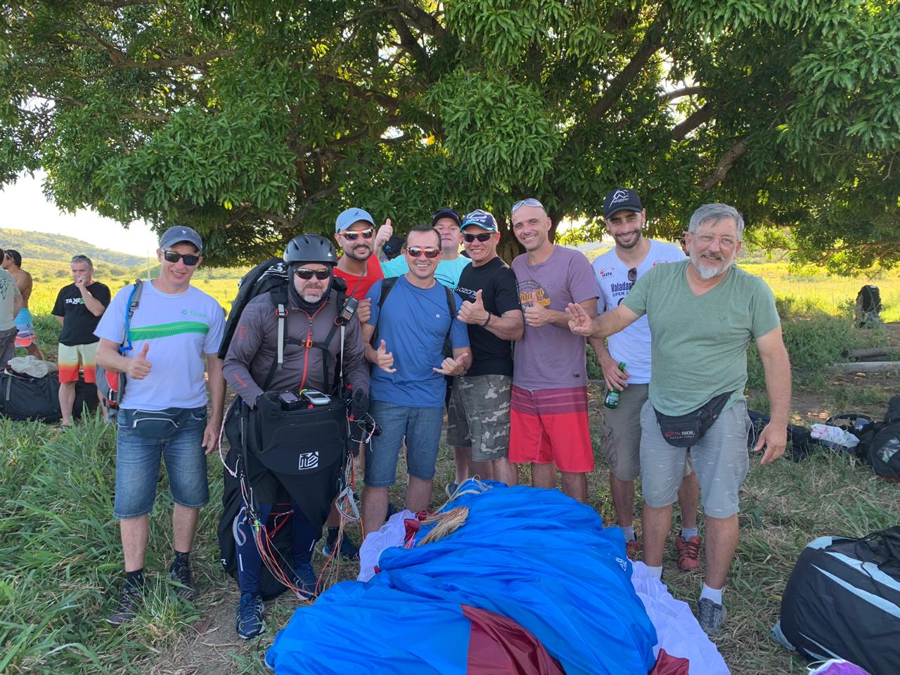 Pilotos do Clube Serra Grande de Igrejinha se destacam em etapa do Campeonato Brasileiro de Parapente
