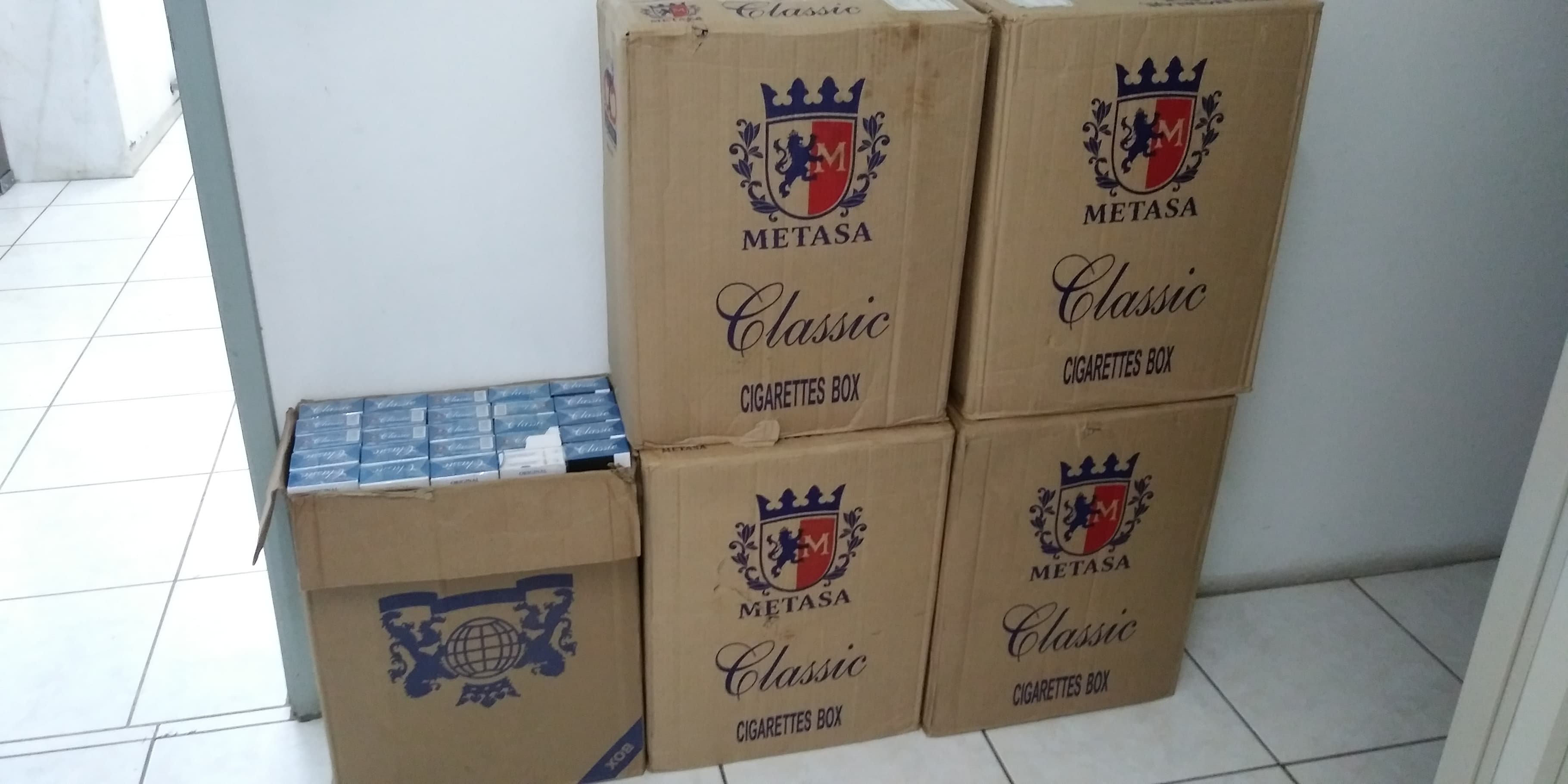 Polícia Civil de Taquara apreende cerca de 100 pacotes de cigarros contrabandeados