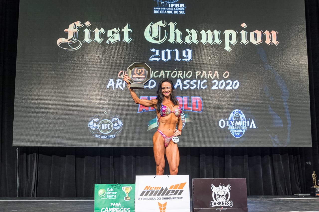 Taquarense alcança destaque em concurso de fisiculturismo