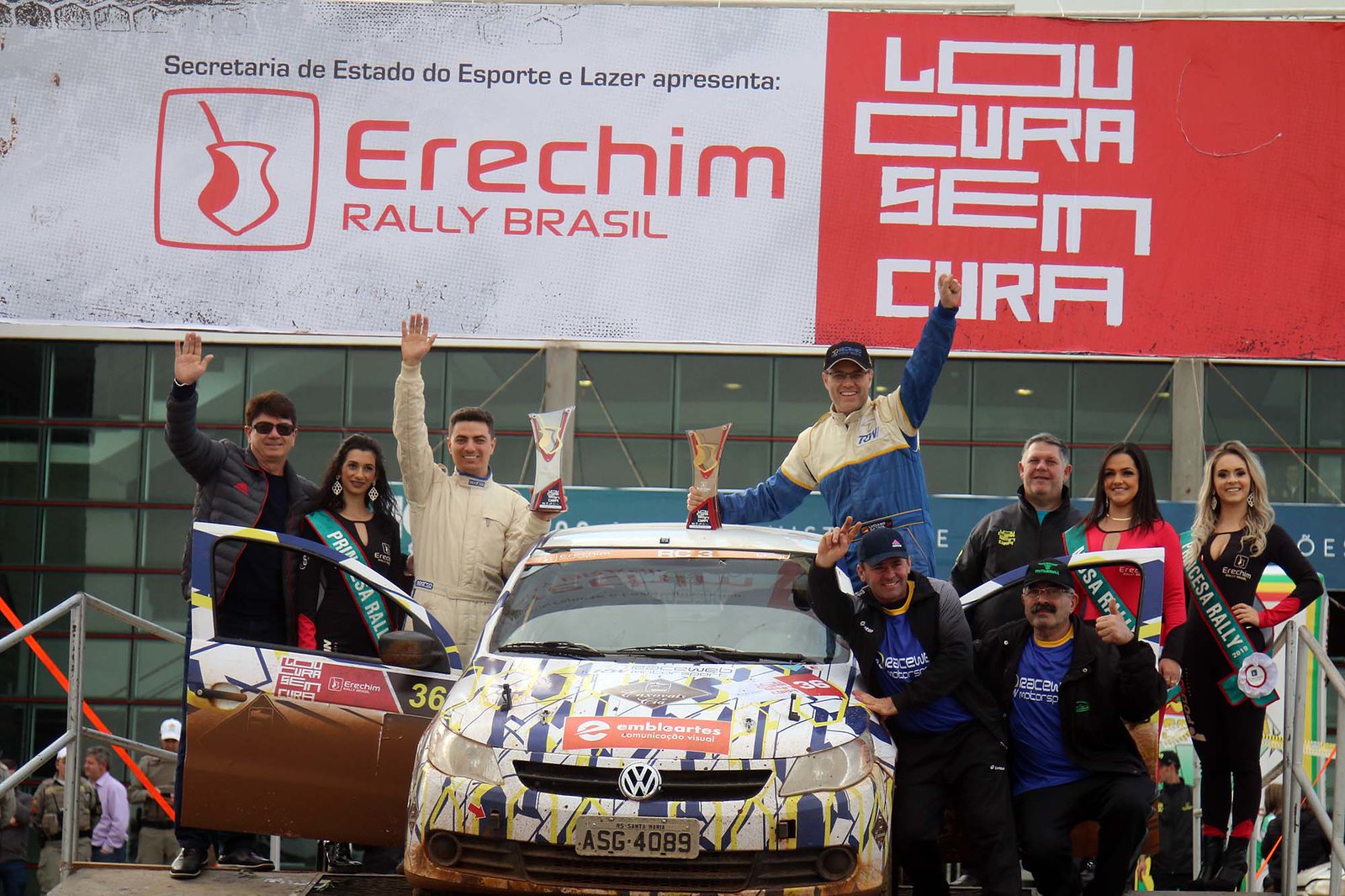 Navegador de Taquara vai ao pódio do maior rally de velocidade do Brasil