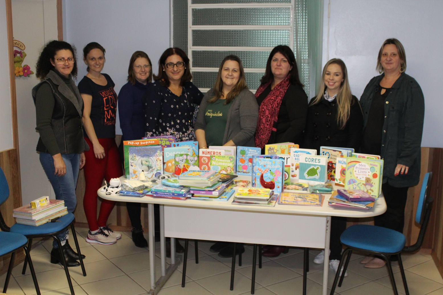 Escolas de educação infantil recebem novos livros em Três Coroas