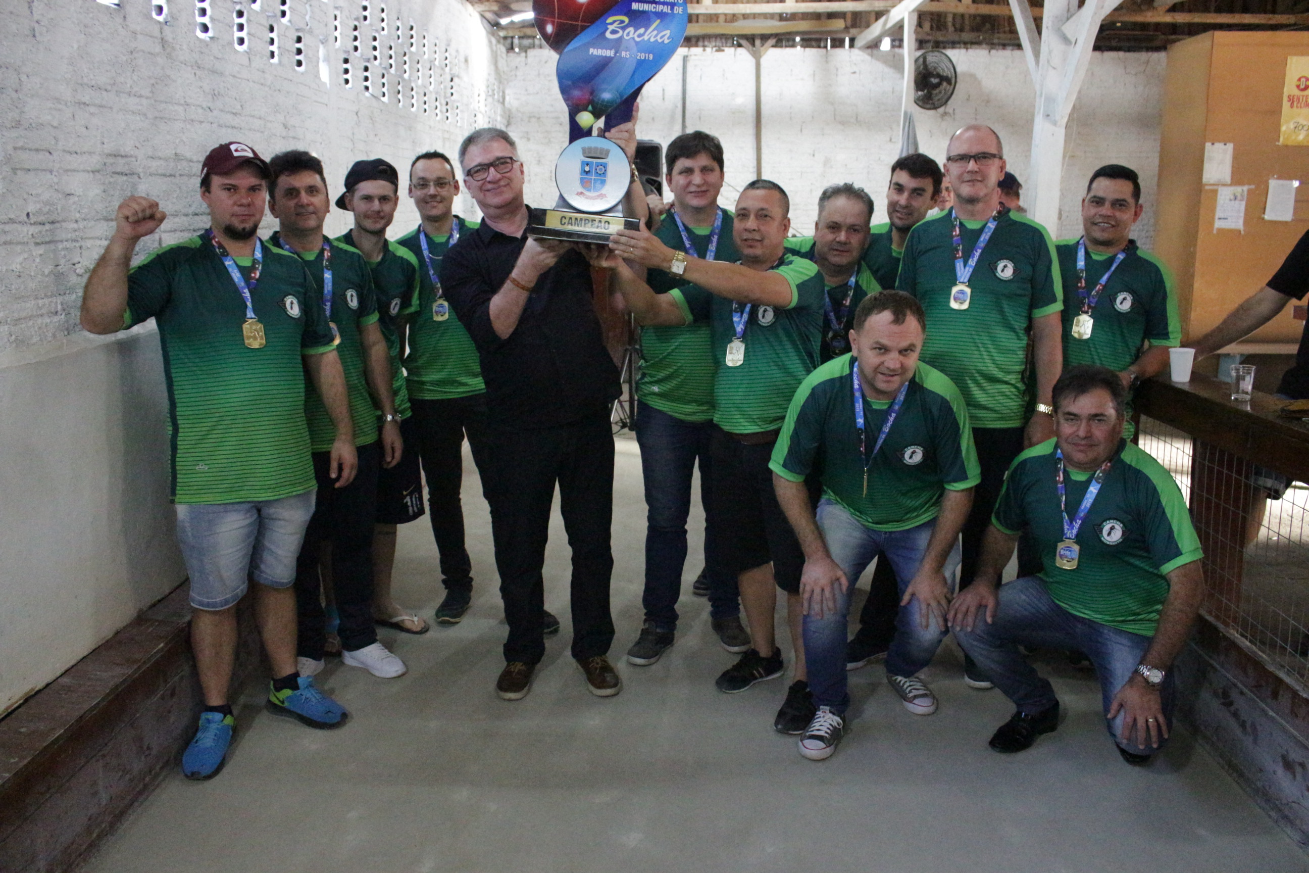 Cancha do Mosquito é campeã do Campeonato Municipal de Bocha de Parobé