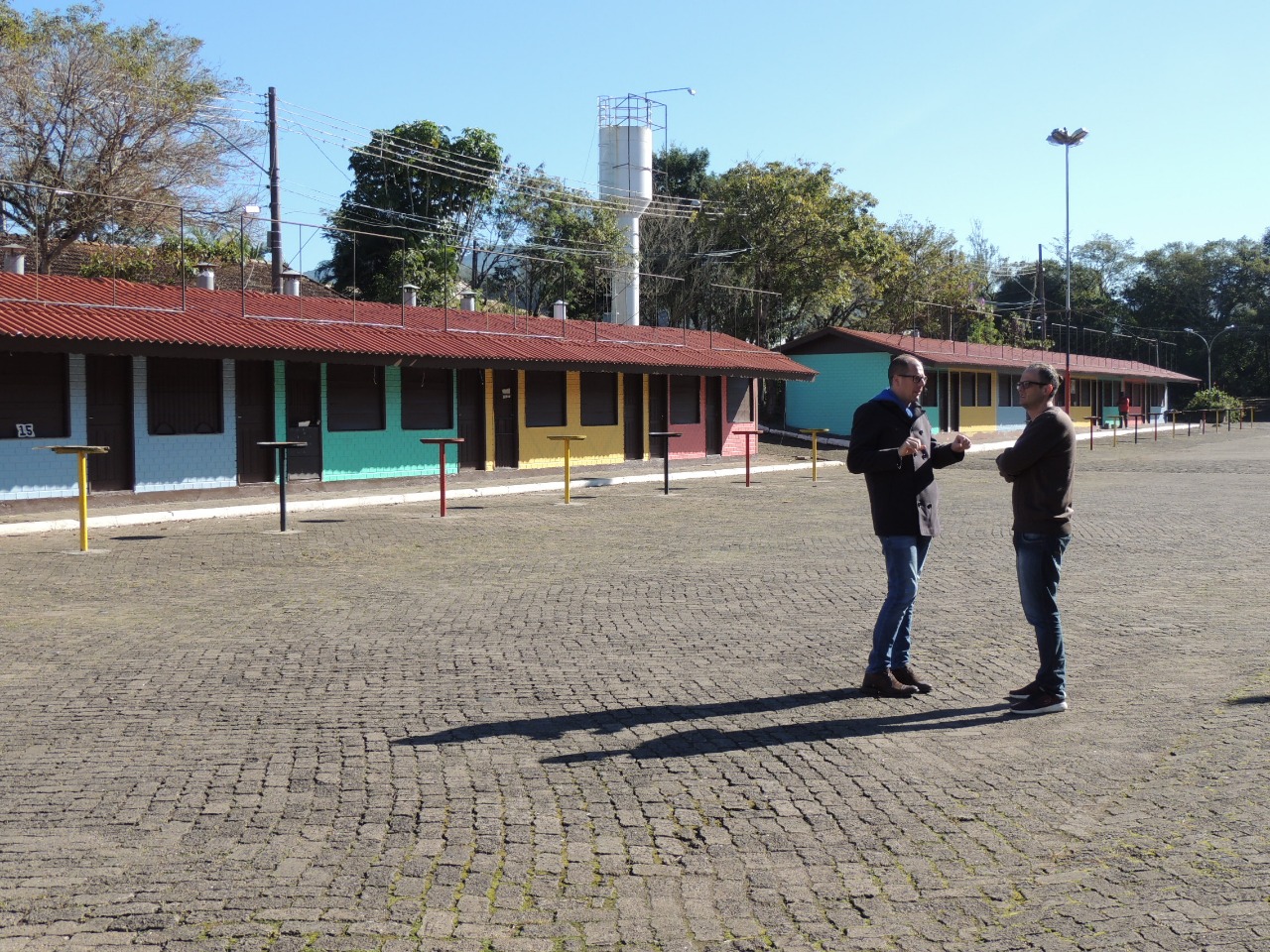 Revitalização do parque da Oktoberfest tem pintura e anúncio de novo espaço