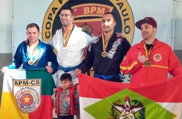 Policial militar de Taquara é campeão de Jiu-Jitsu em torneio militar