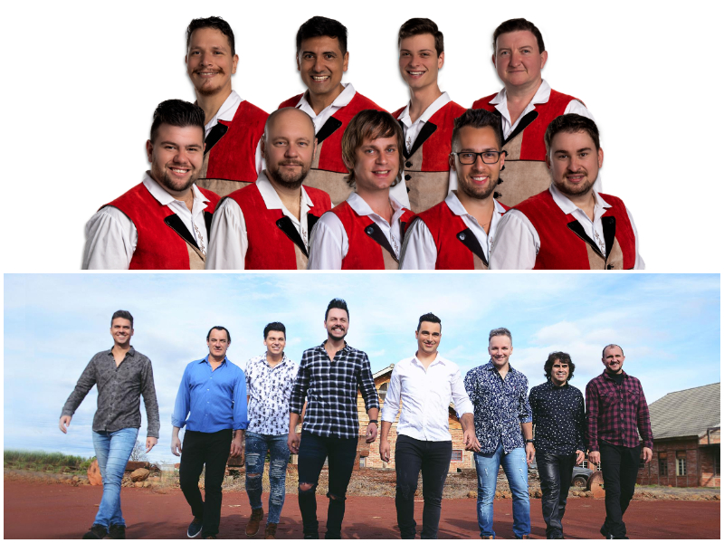 Bandas Choppão e San Marino gravam DVDs na 32ª Oktoberfest de Igrejinha