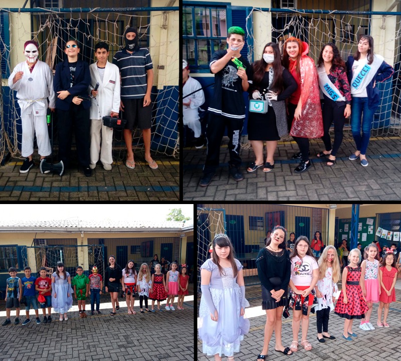 Escola Moisés de Souza Pires encerra atividades do Mês das Crianças com desfile à fantasia
