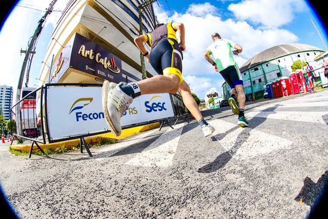 Atletas de Taquara se destaca no Sesc Triathlon 2019