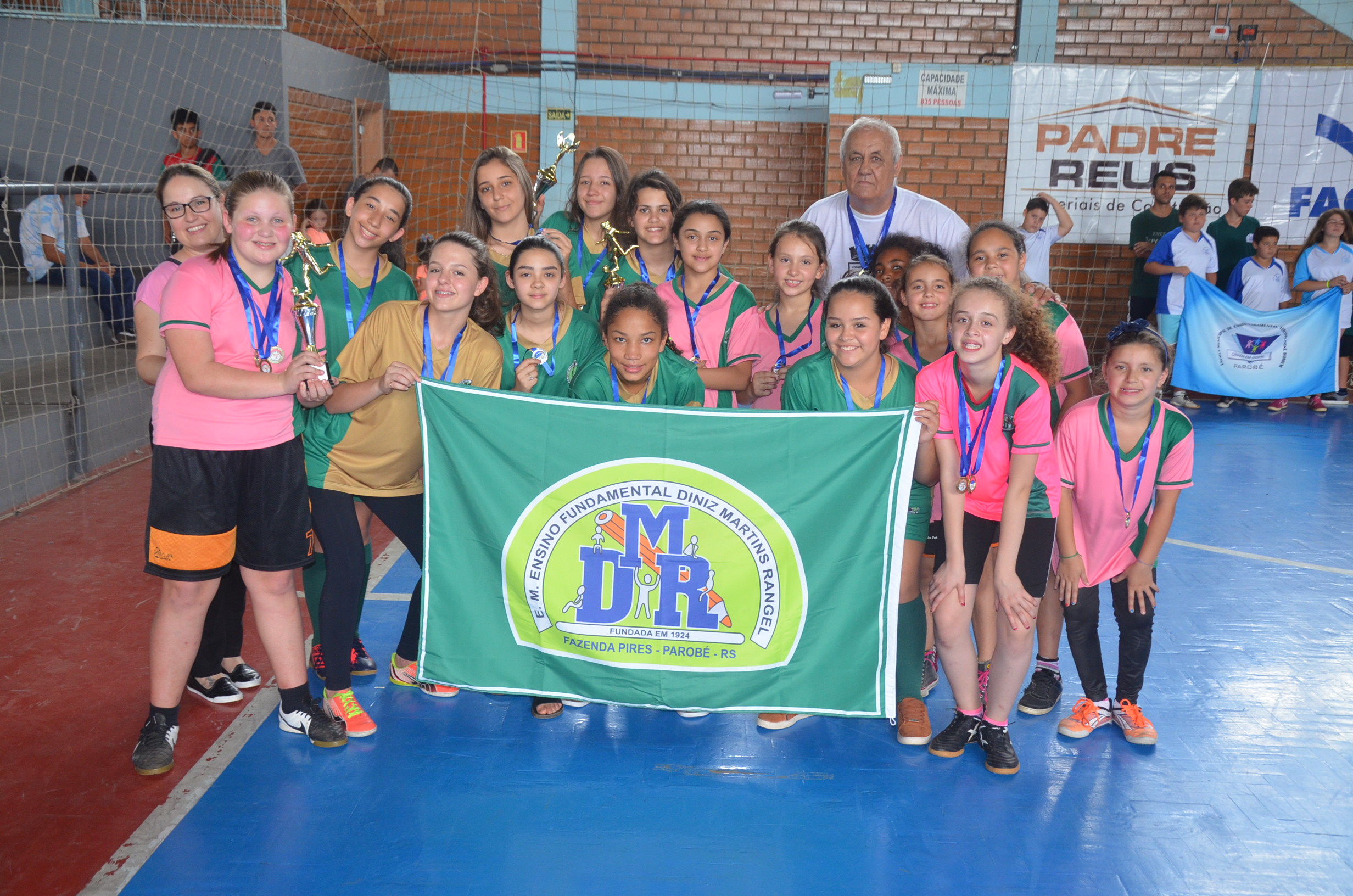 Conhecidos os campeões do Futsal nos Jogos Escolares de Parobé