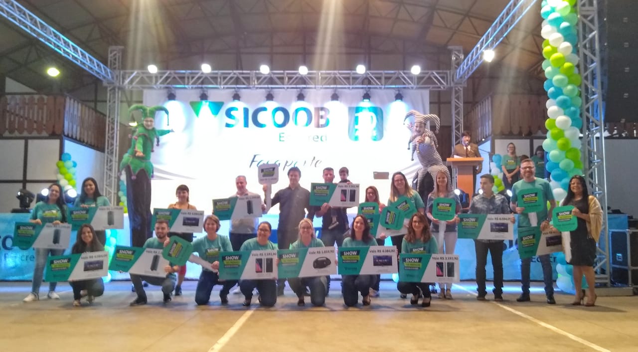 Sicoob Ecocredi comemora 10 anos com distribuição de R$ 249 mil em prêmios