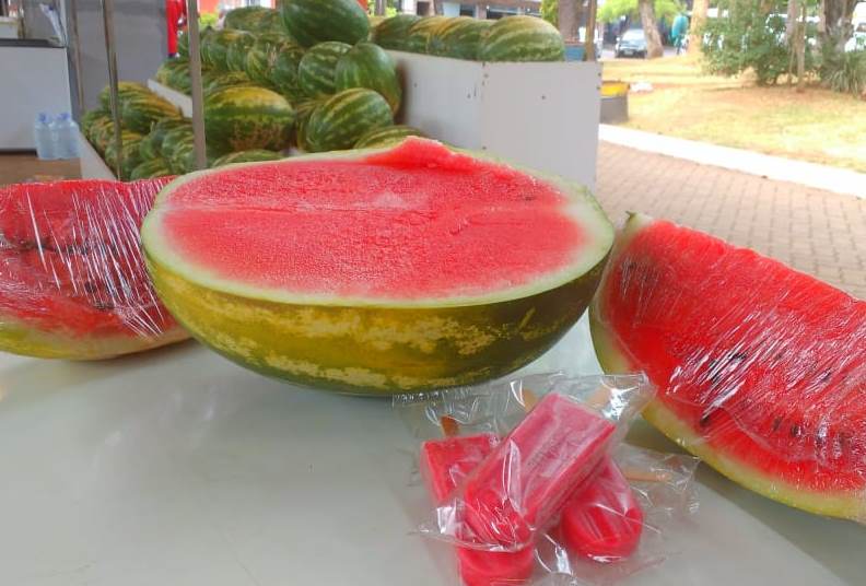 Uma fruta, muitos benefícios: melancias, derivados e outros frutos da estação são comercializados na Feira em Taquara