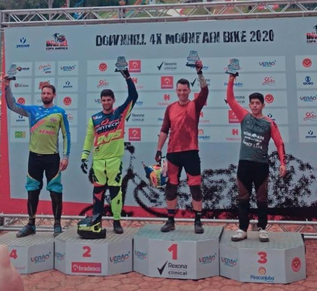 Taquarense conquista pódio na Copa América de Downhill