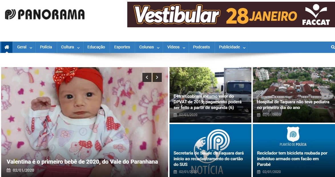 Site do Panorama bate recorde com 5,4 milhões de visitas em 2019