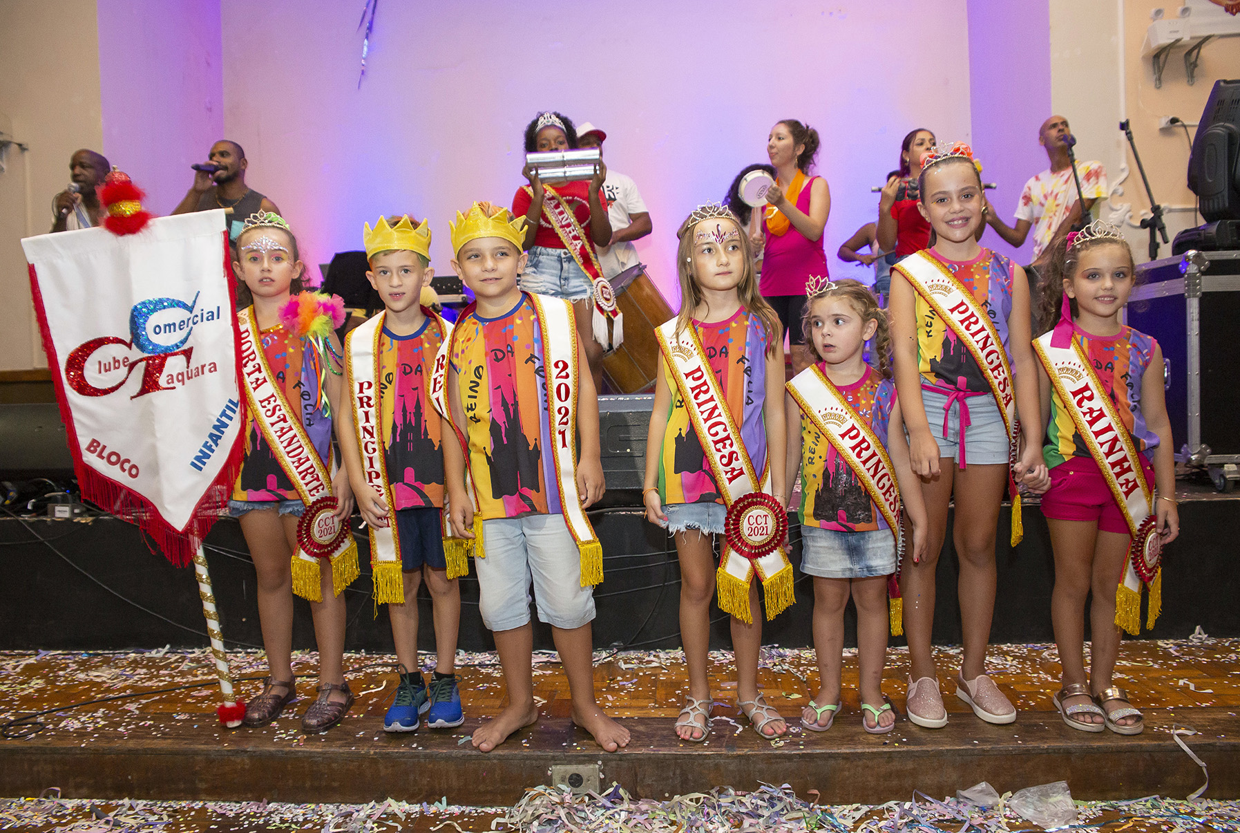 Corte 2021 do Carnaval Infantil do Clube Comercial é coroada