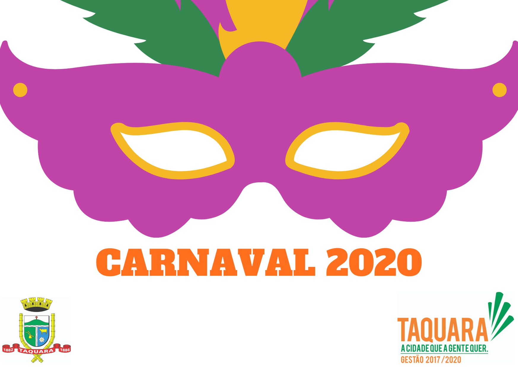 Administração Municipal de Taquara decreta ponto facultativo no período do Carnaval
