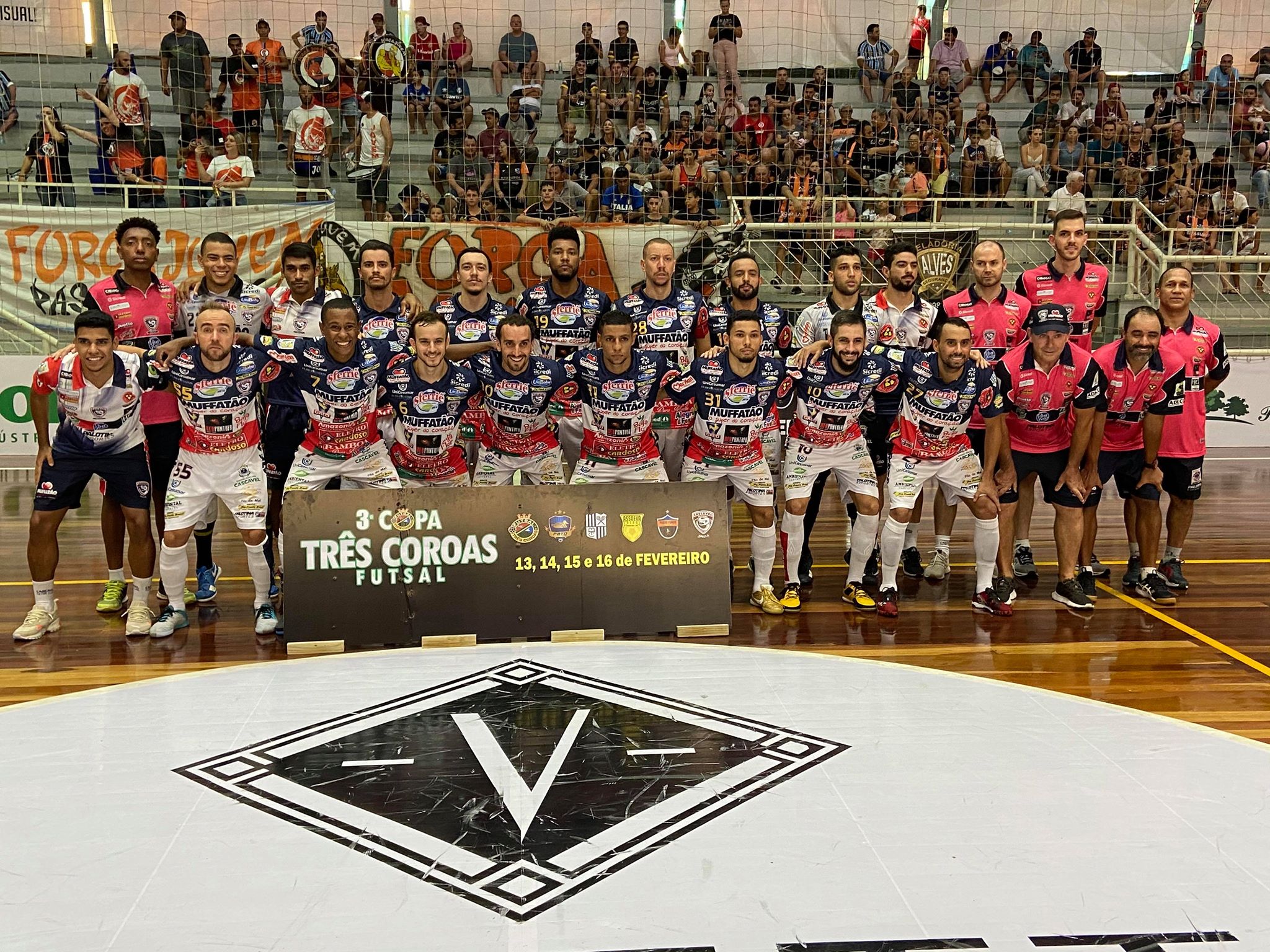 Cascavel é o campeão da 3ª Copa Três Coroas Futsal