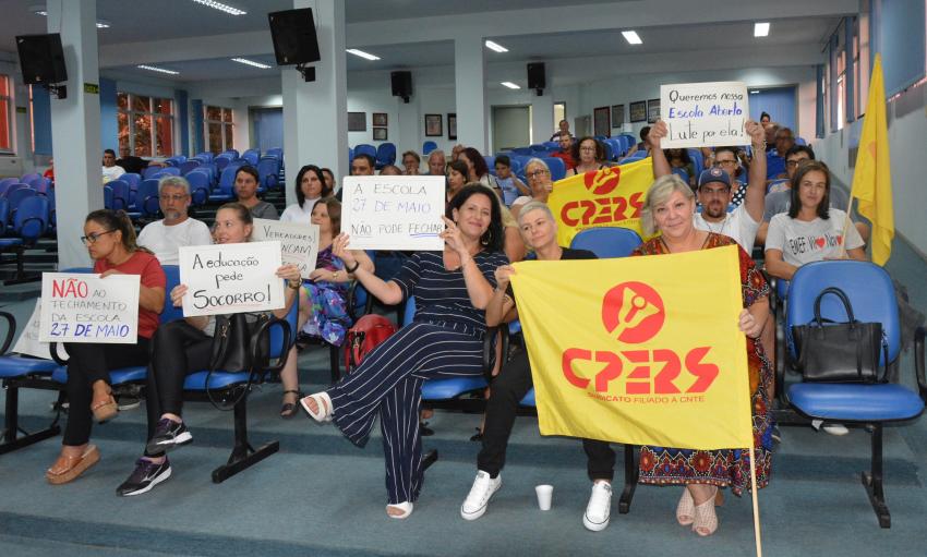 Mobilização busca evitar possível fechamento da Escola 27 de Maio