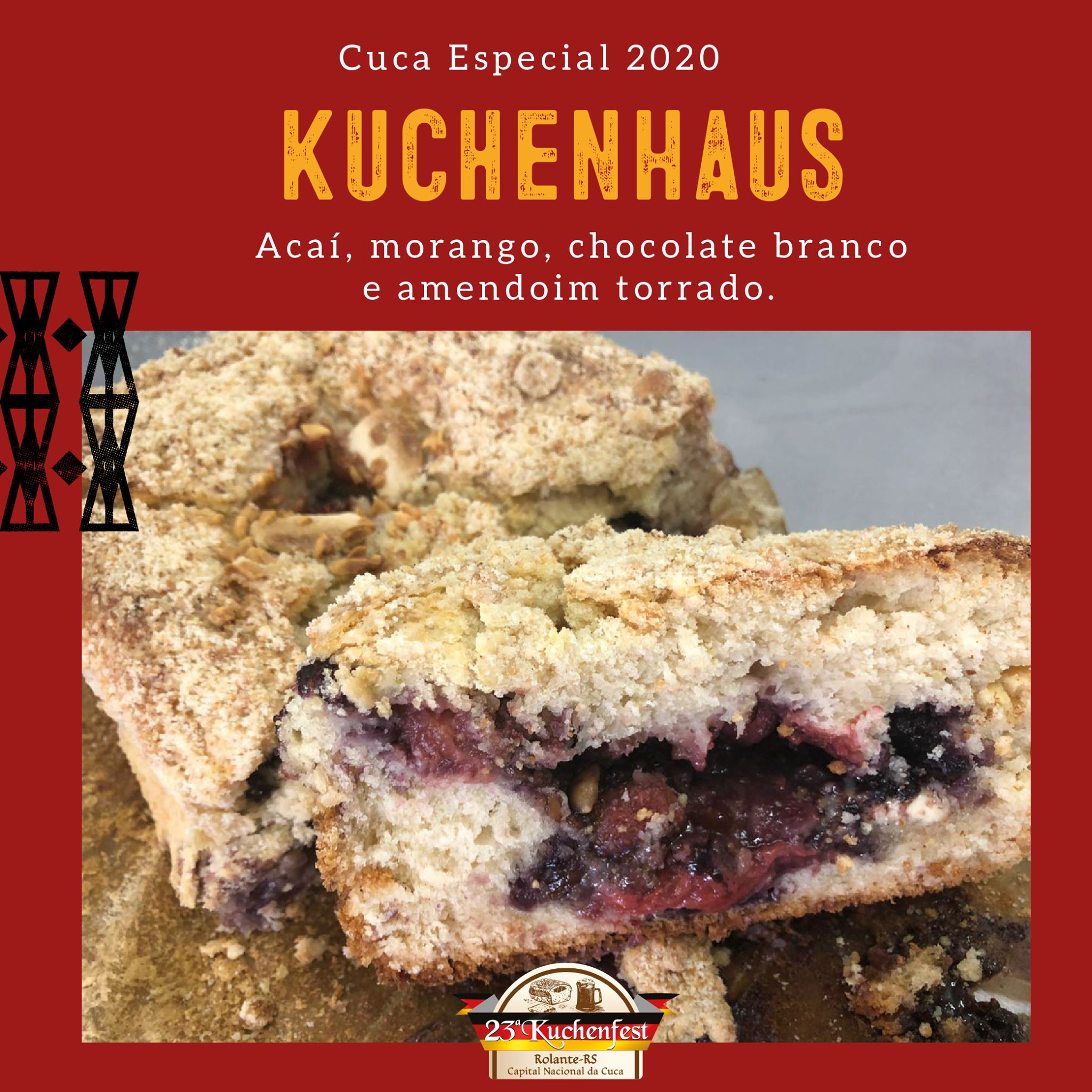 Kuchenfest abre programação nesta sexta (06) e anuncia o sabor da cuca desta edição