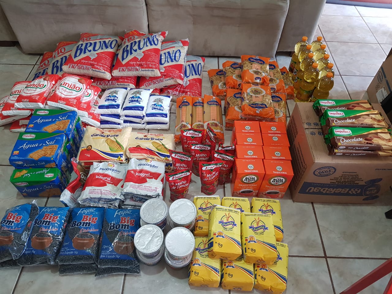 Campanha Feijão na Panela arrecada mais de uma tonelada de alimentos em Igrejinha