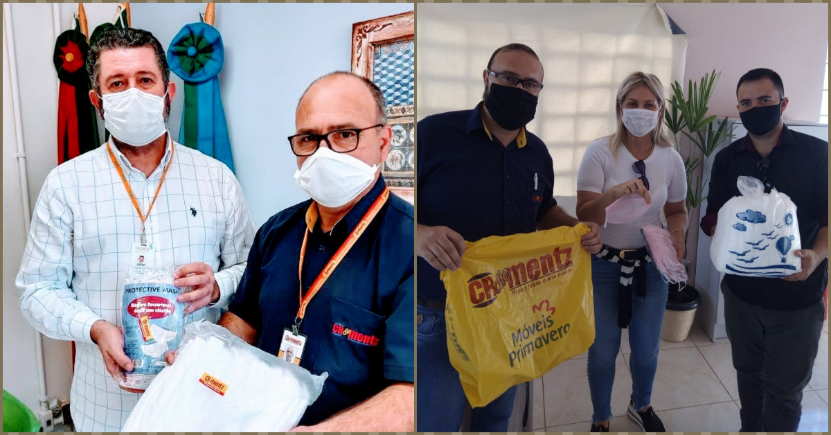 CR Die Mentz doa 700 máscaras para Parobé e Taquara