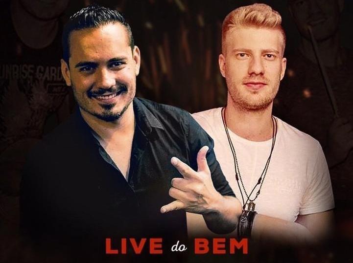 Junior Jacometo e Fábio Batera preparam live solidária para este sábado (6)