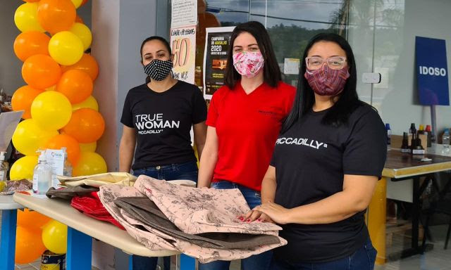 Campanha da Piccadilly arrecada mais de 4,5 mil quilos de alimentos, 800 kits de máscaras e 1,4 mil ecobags