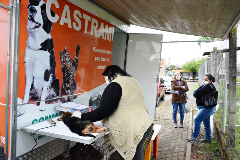 Taquara divulga atendimentos do Castramóvel no bairro Eldorado