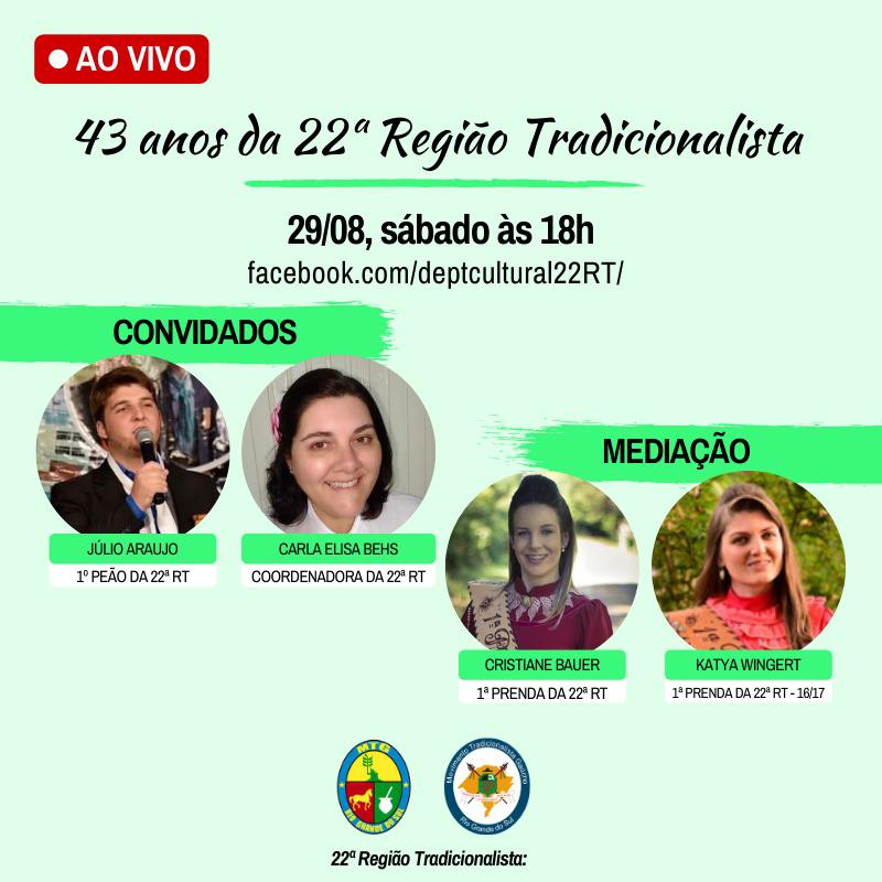 22ª Região Tradicionalista celebra 43 anos