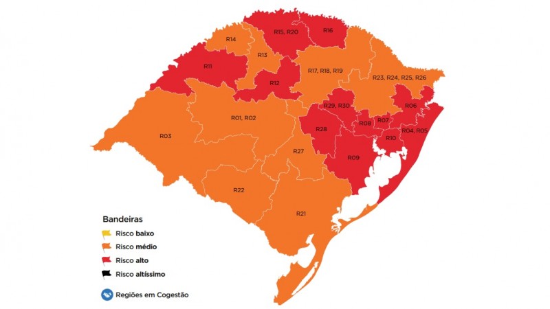 Vale do Paranhana apresenta pedido para retornar à bandeira laranja