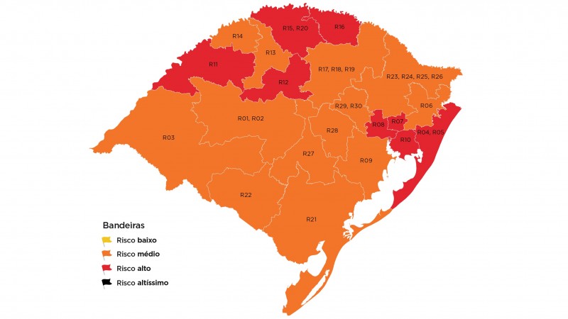 Governo do Estado aceita recurso e mantém região na bandeira laranja