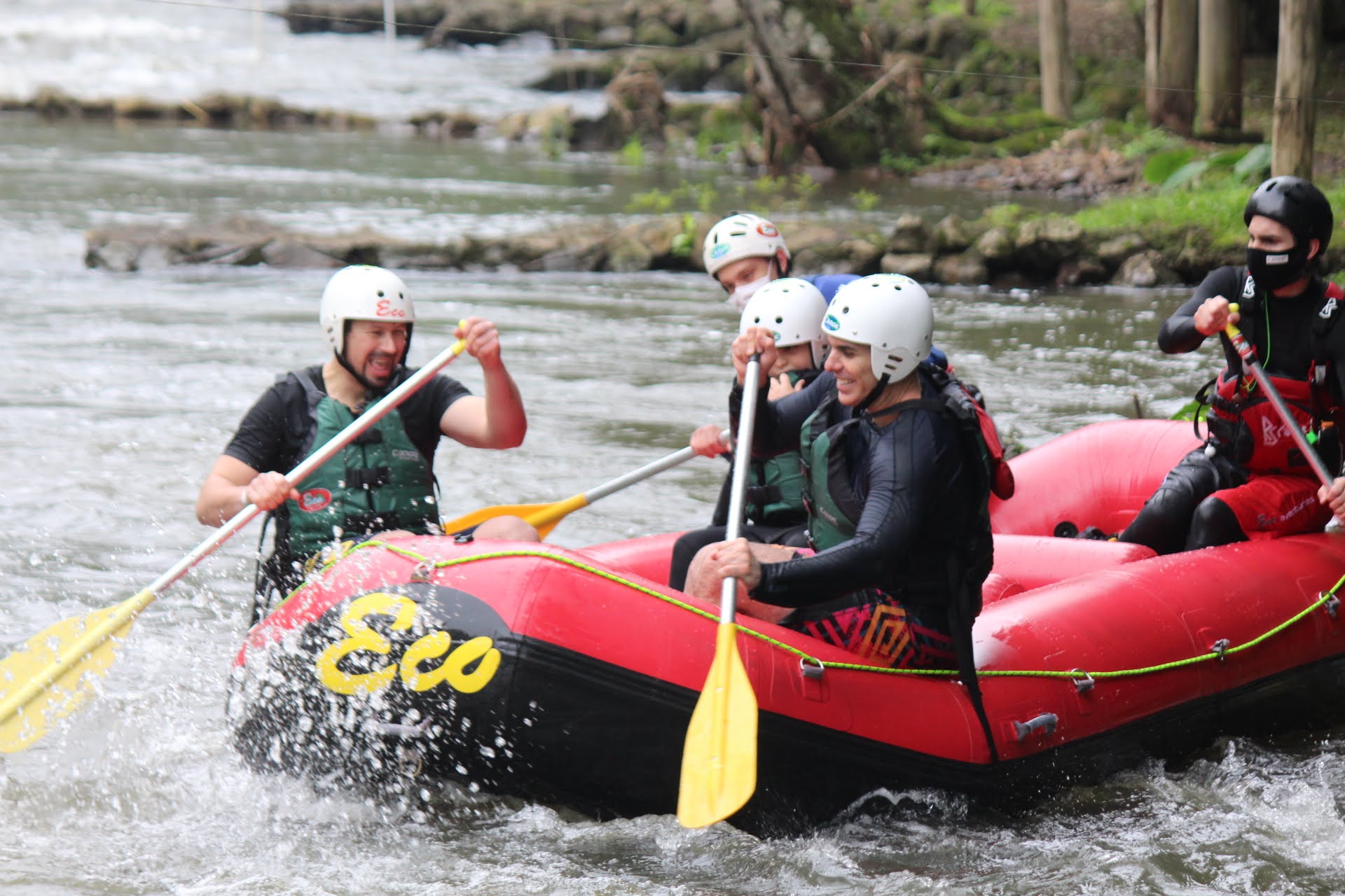 Prática de rafting está liberada em Três Coroas