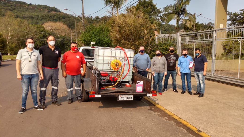 Sindicatos de Três Coroas compram equipamento para sanitizar indústrias calçadistas