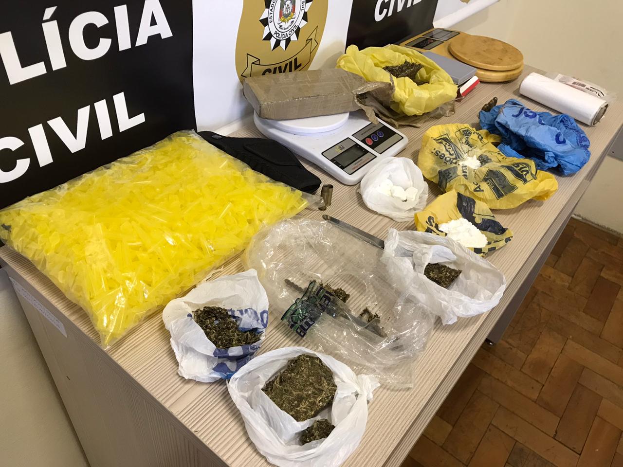 Polícia Civil realiza operação e prende dupla por tráfico de drogas em Parobé