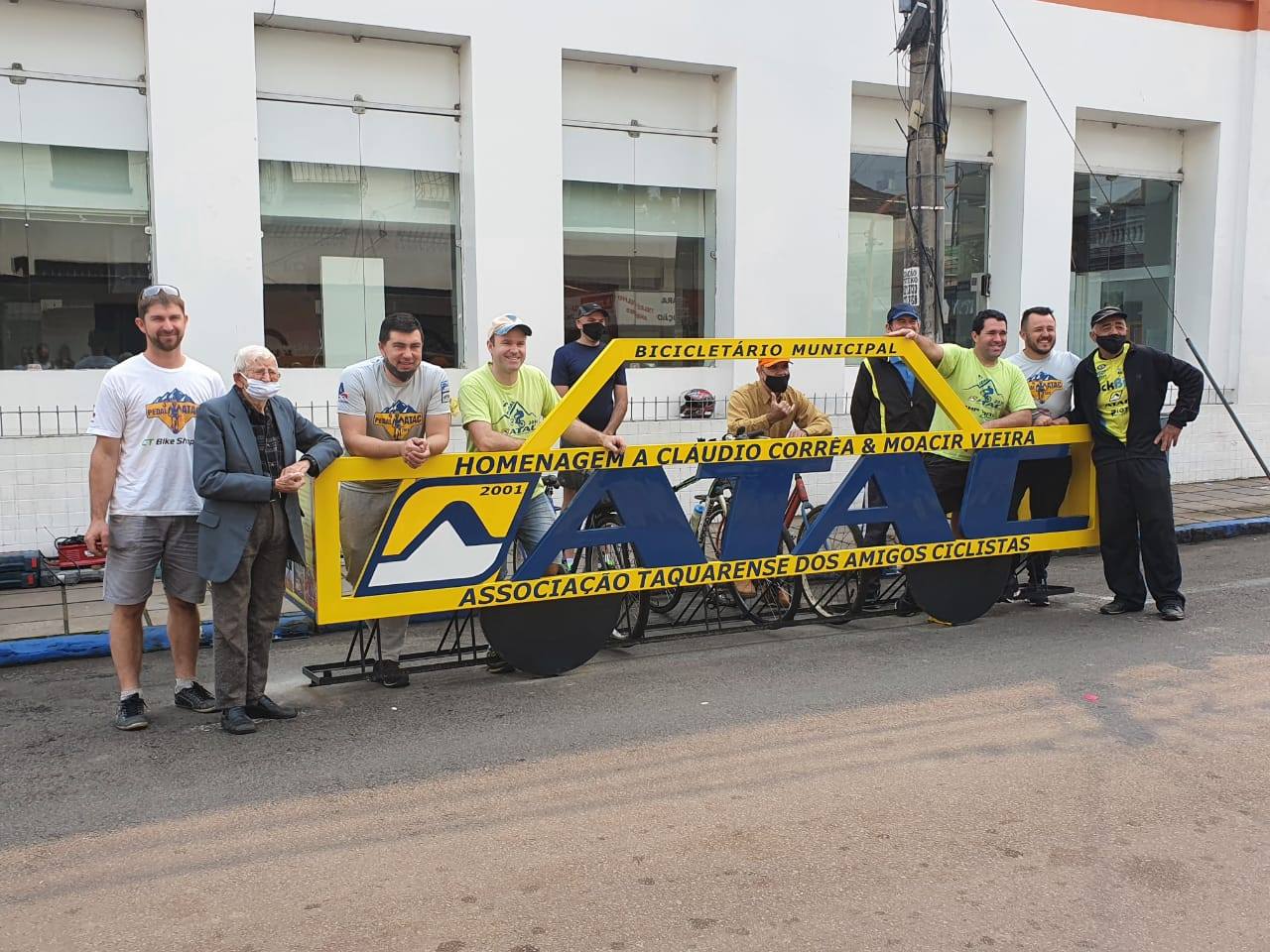 ATAC instala bicicletário no Centro de Taquara