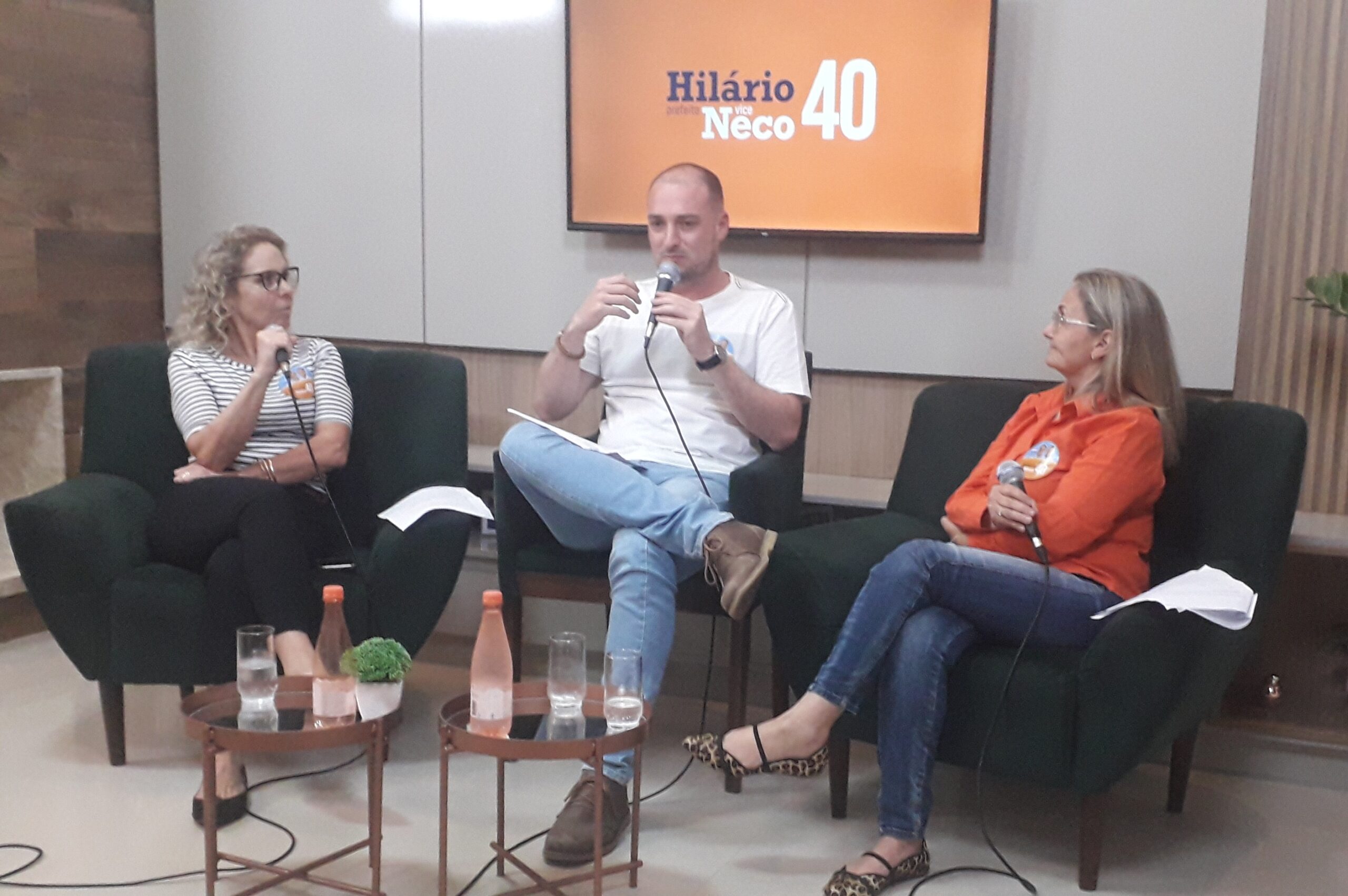 Mulheres realizam 'live' em apoio à candidatura de Hilário e Neco em Três Coroas