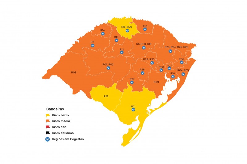 Governo do Estado confirma mais uma semana de bandeira laranja na região