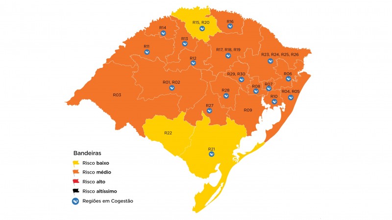 Vale do Paranhana segue com bandeira laranja no distanciamento controlado
