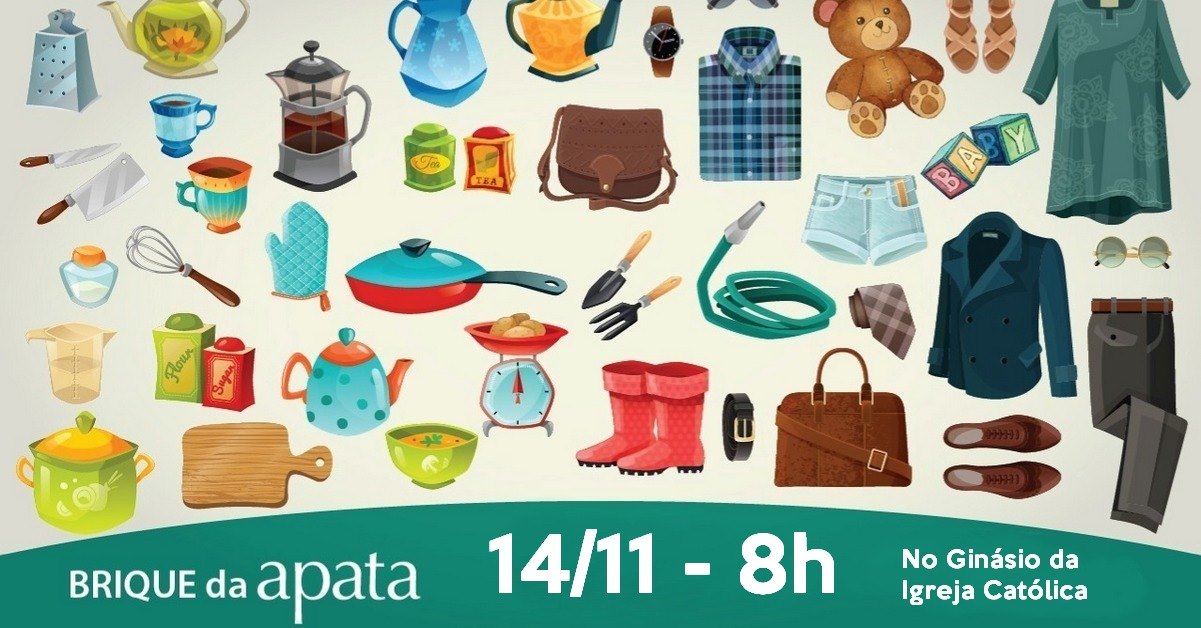 Apata promove Mega Brique neste sábado (14)