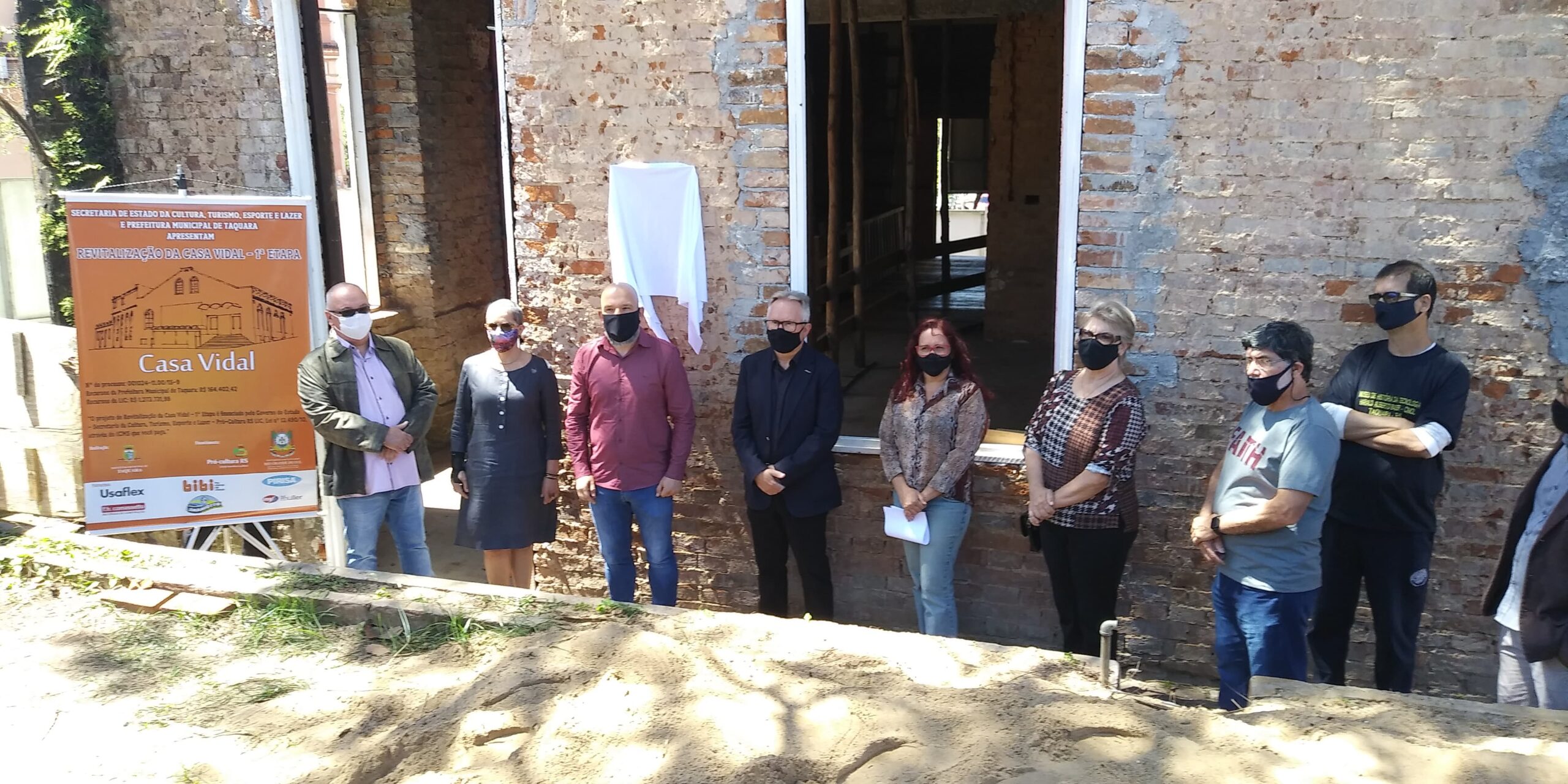 Inaugurada a primeira etapa do Projeto de Revitalização da Casa Vidal em Taquara