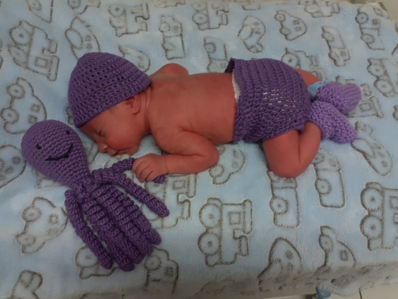 Prematuridade é lembrada no Novembro Roxo pelo hospital de Parobé