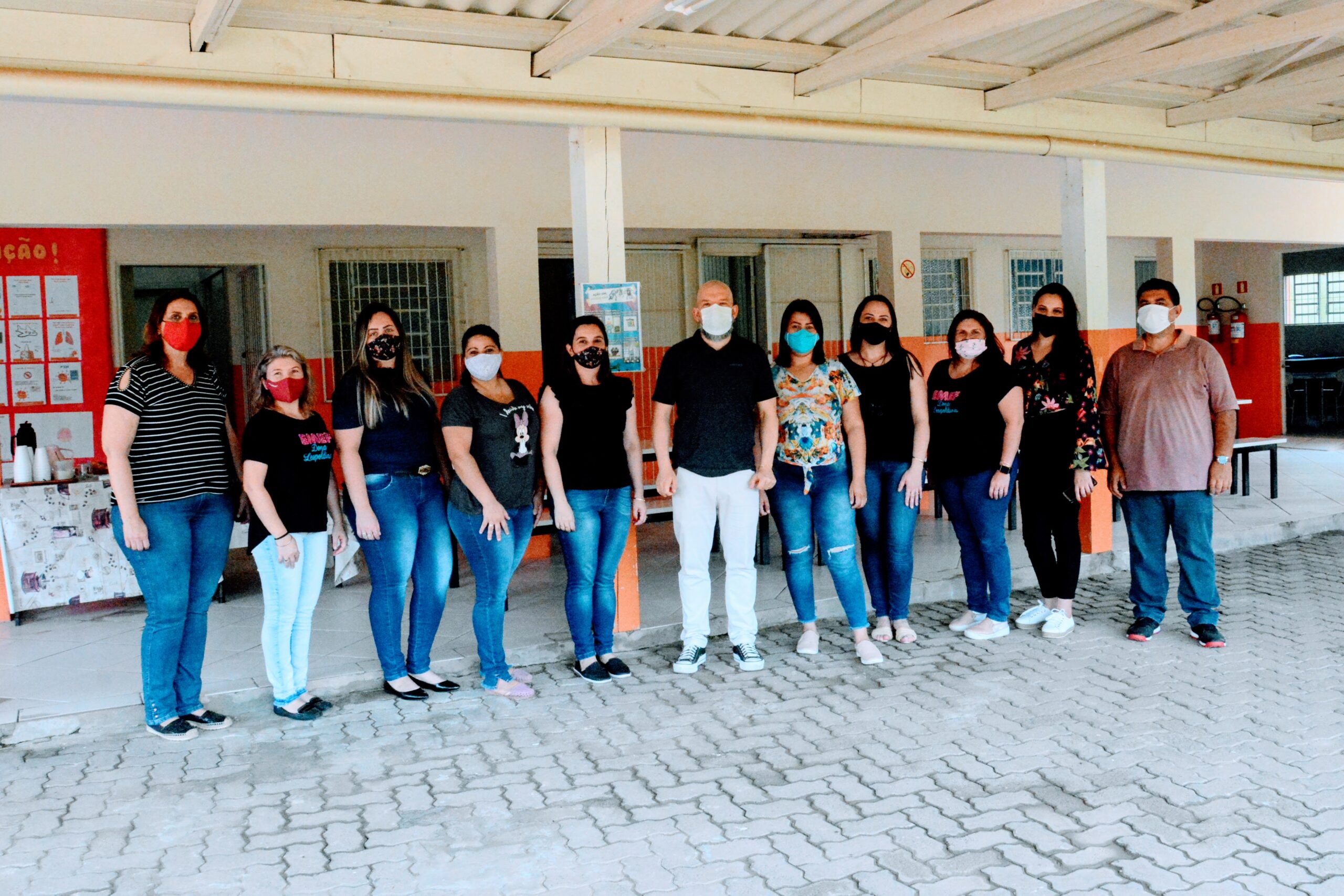 EMEF Dona Leopoldina é uma das escolas recentemente revitalizadas em Taquara