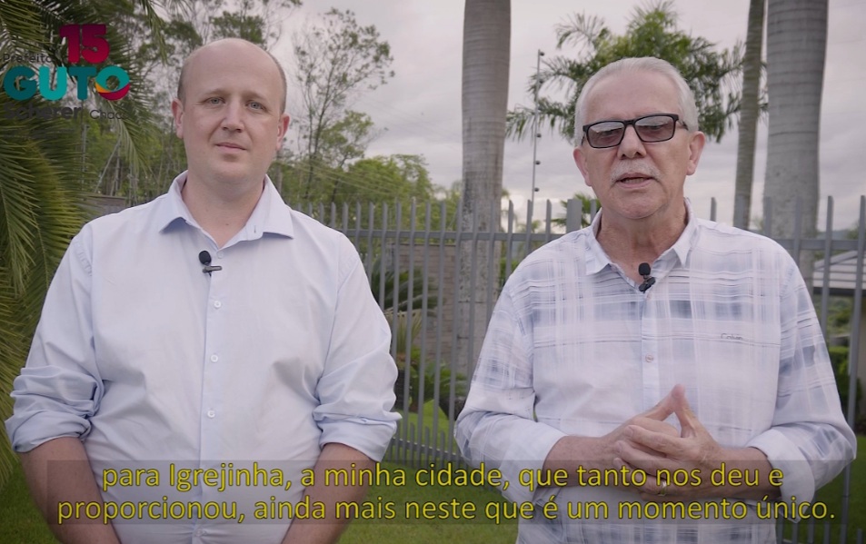 Guto Scherer anuncia que, se eleito, terá participação de Paulo Grings em seu governo